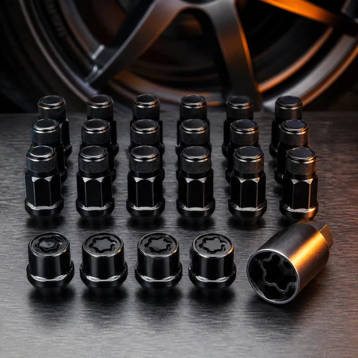 Representative wheel locks & lug hardware