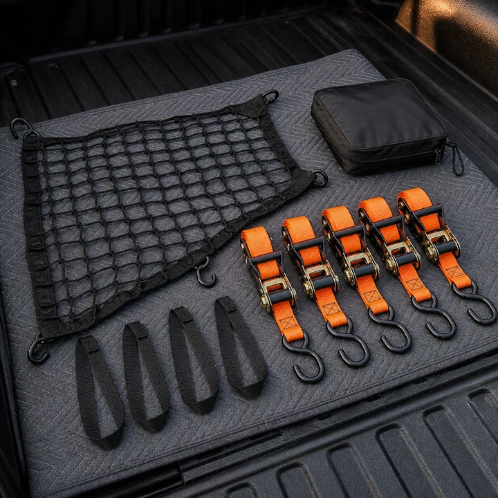 Representative cargo nets & tie-downs