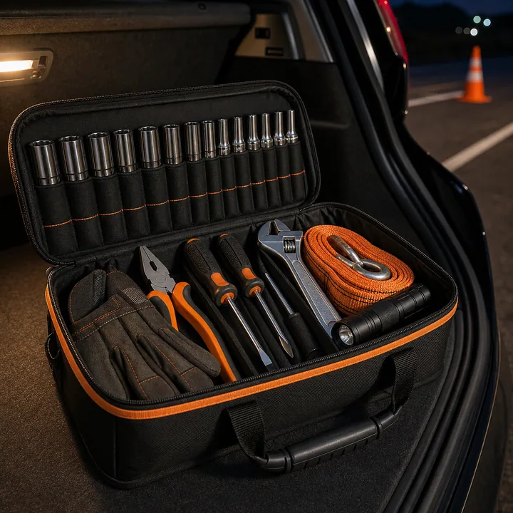 Representative roadside tool bags