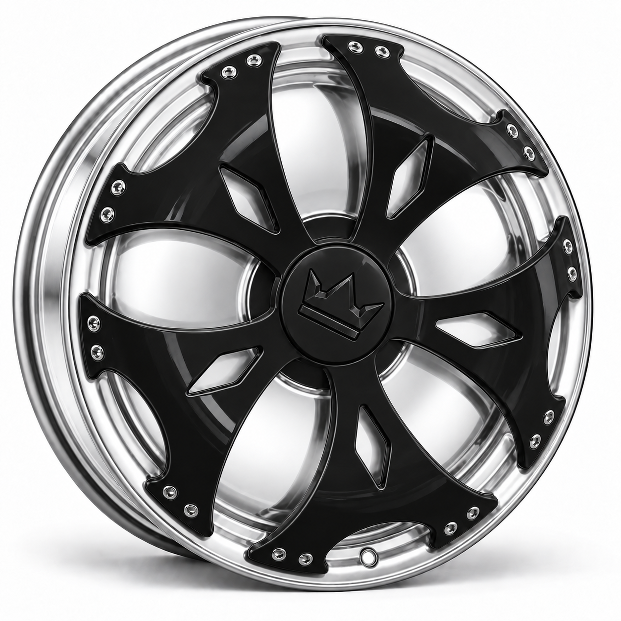 black spinner on chrome Smoothie rim