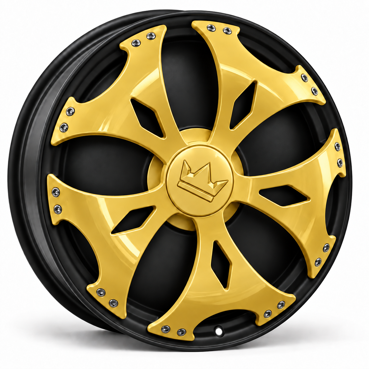 gold spinner on black Smoothie rim