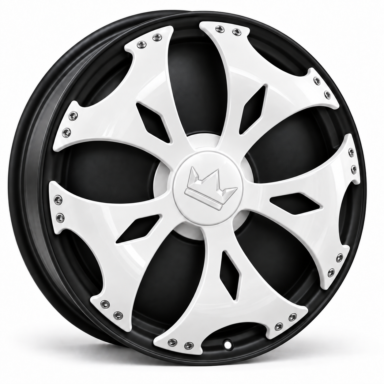 white spinner on black Smoothie rim