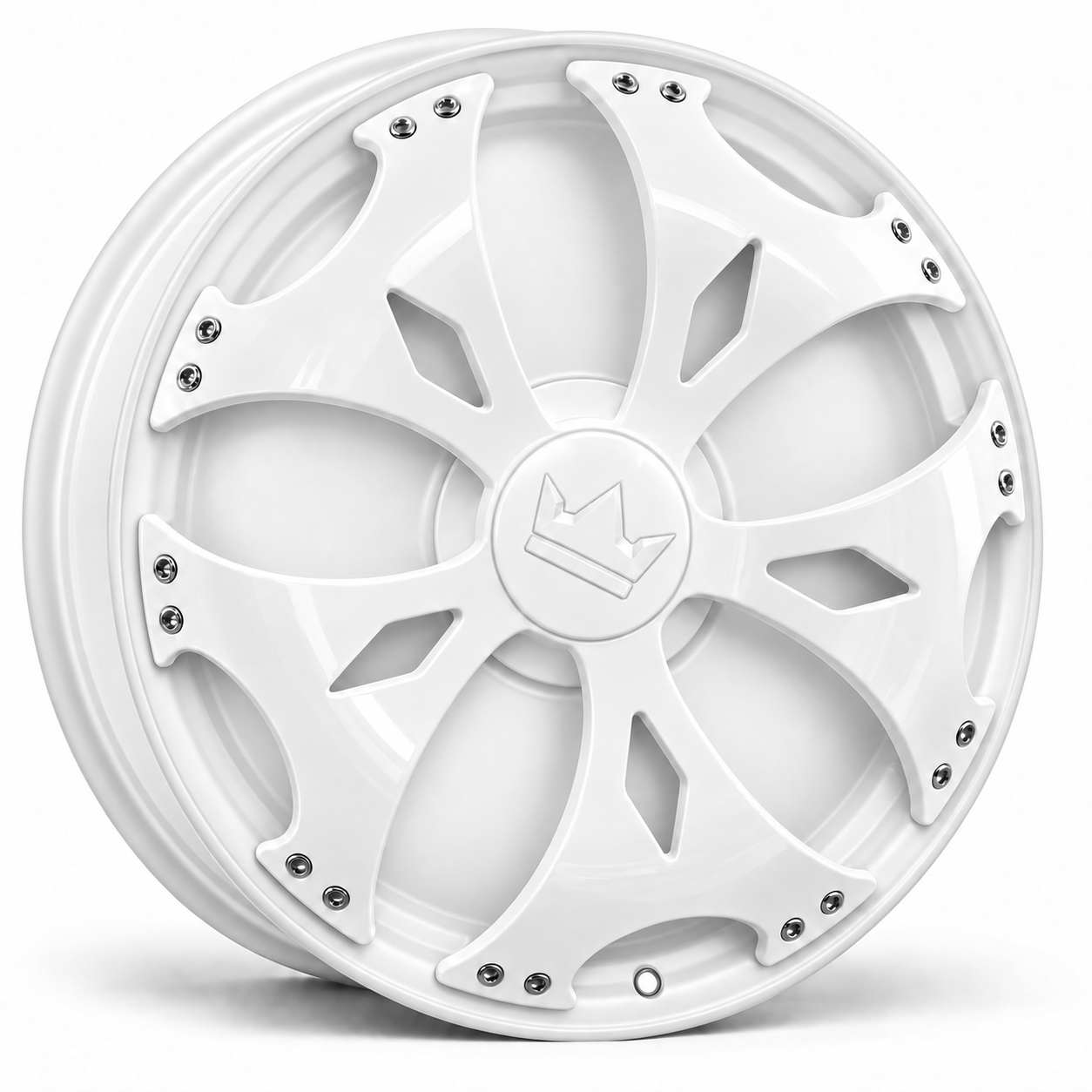 white spinner on white Smoothie rim