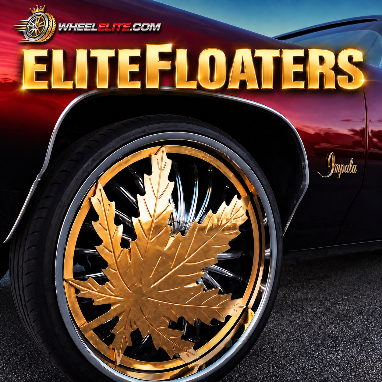 EliteFloaters Maple Art Floater alternate view 2 of 3